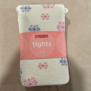 NWT Gymboree snowflake tights. 2T-3T